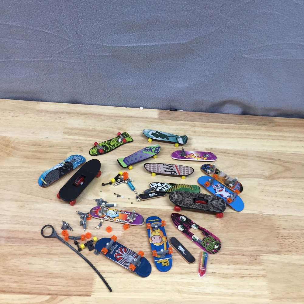 Tech Deck Birdhouse Fingerboard Lot Tony Hawk Clint Walker Skateboard Toys Parts - Picture 1 of 5